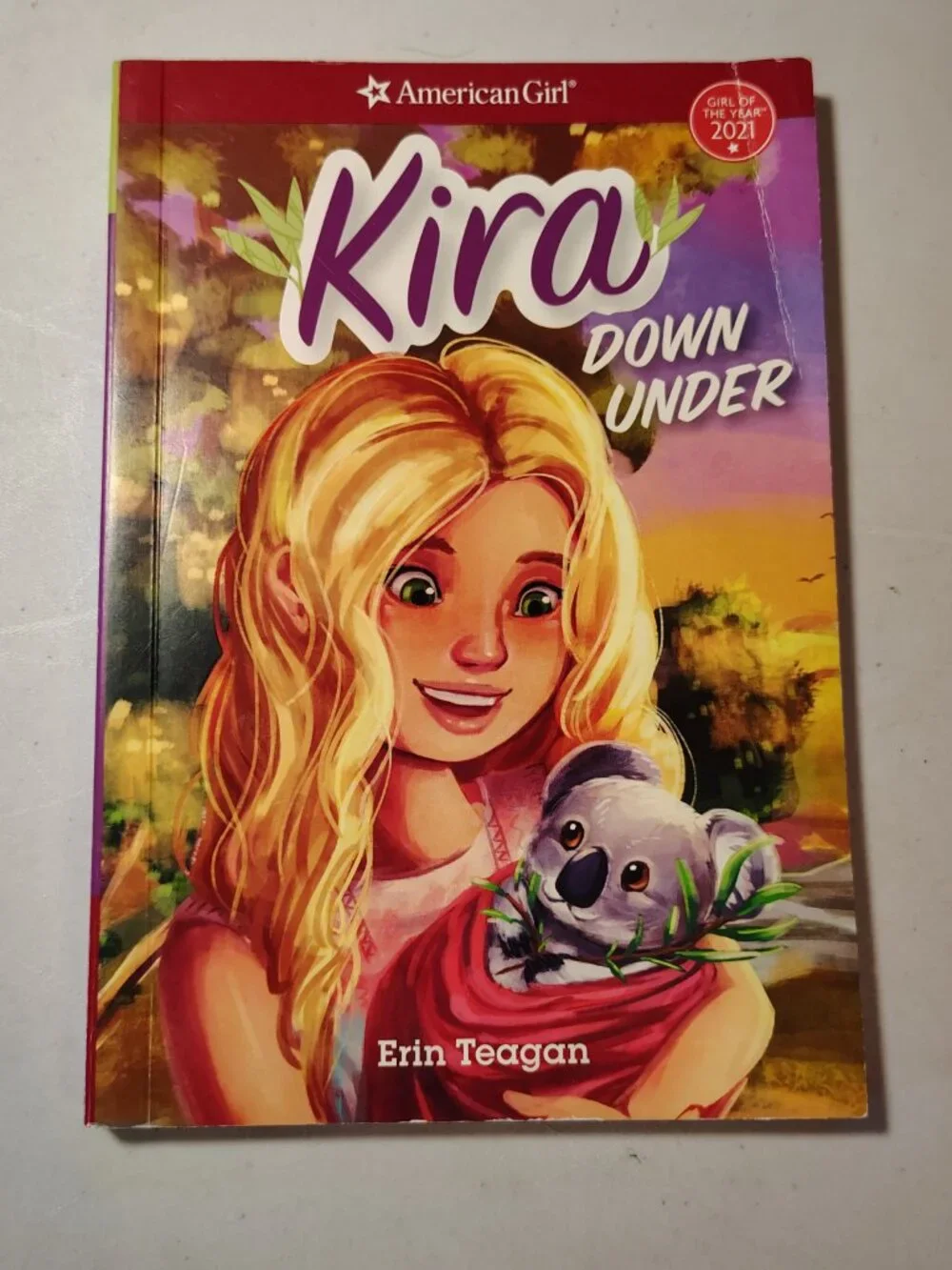 American Girl Of The Year Kira Down Under Kira's Animal Rescue Lot Of 2 PB Books
